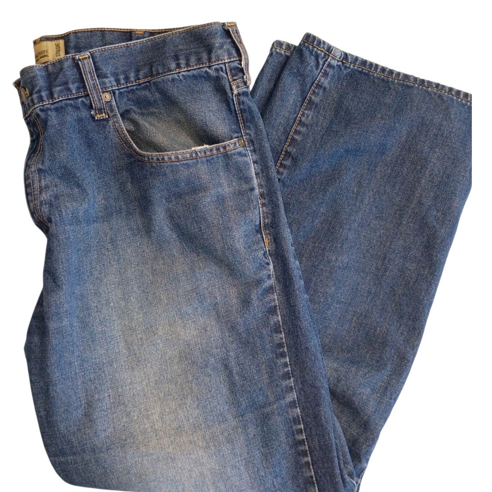 Old Navy Famous Jeans Straight Leg Medium Wash Blue Denim Pants 40x30